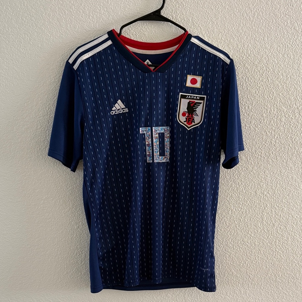 2018 Adidas Japan Jersey 10 Captain Tsubasa